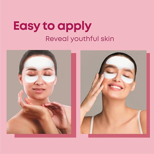 Bayside Forehead & Under Eye Wrinkle Patches Set | Hyaluronic Acid, Collagen & Vitamin E | Overnight Smoothing Treatment for Fine Lines & Wrinkles | Non-Invasive, Skin-Friendly Hydrating Care