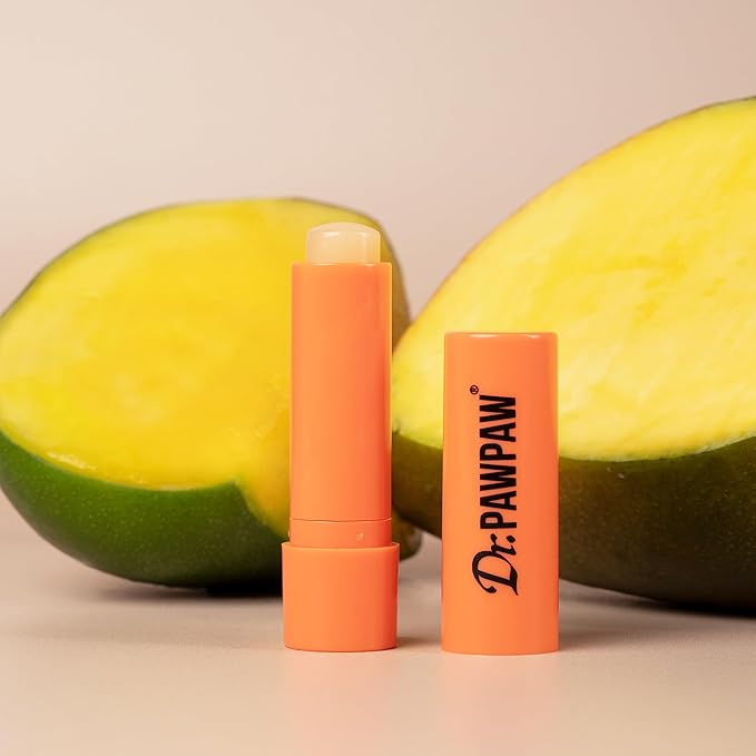 Dr. PawPaw Lip Balm - Hydrating Lip Balm Moisturizer with Aloe Vera for Deep Nourishment - Castor Oil Enriched - Mango - 0.13 oz