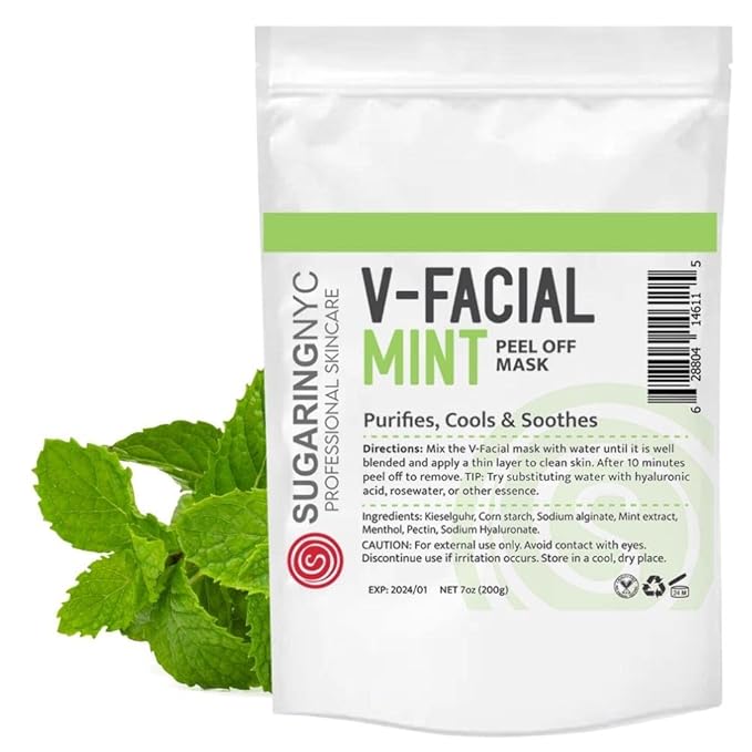 Sugaring NYC Vajacial Mask Mint with Mint Elements V-Facial 7oz 200g