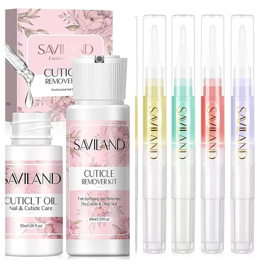 SAVILAND Cuticle Remover and Cuticle Oil Pens