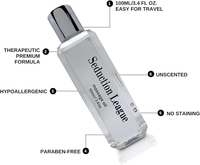 Massage Oil Unscented Smooth Gliding Calming Massage Therapy Oil 100ml