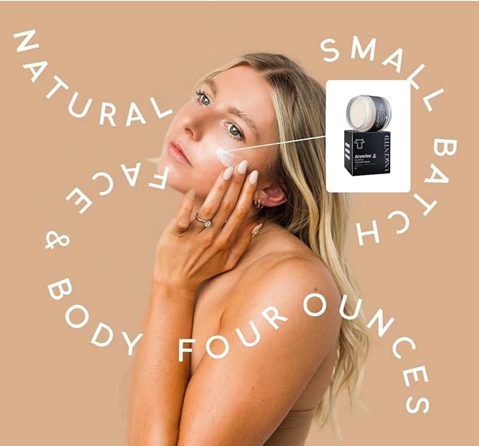 Halal Whipped Tallow Moisturizer for Face and Body - 100% Natural, Grass-Fed, and Sensitive Skin Friendly - 4oz