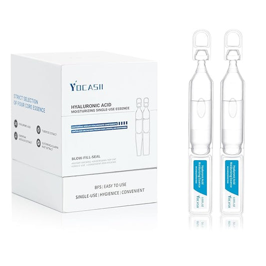 30pcs Hyaluronic Acid Serum, Face Moisturizer Hyaluronic Acid for face Moisturizing, Individually Packed Face Serum for Daily Use