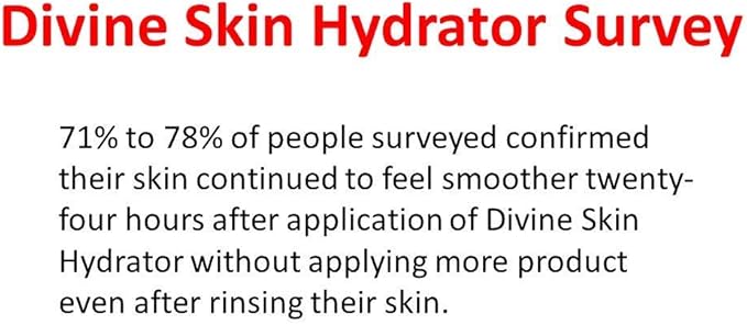 Divine Skin Hydrator in Shower Body moisturizer unscented Fragrant Free Helps Dry Itchy Irritated Skin 8.5 oz