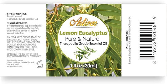 Artizen Lemon Eucalyptus Essential Oil Therapeutic Grade - 1 fl oz (30ml)