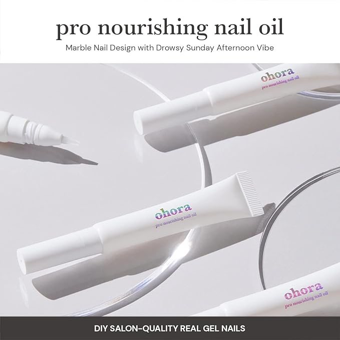 ohora Gel Nail Care (Pro Nourishing Nail) -Nail Cuticle Oil Pen, Cuticle Care & Cuticle Oil Moisturizer for Semi Cured Gel Nail Strip Application - Professional Salon-Quality for Healthy, Strong Nails