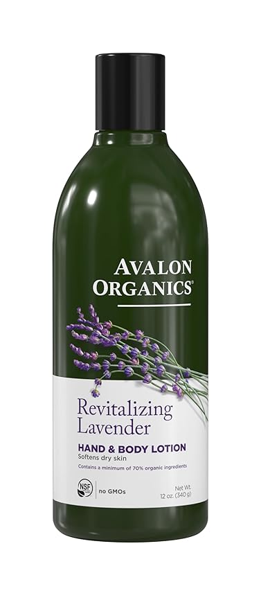 Avalon Organics Hand & Body Lotion, Nourishing Lavender, 12 Oz