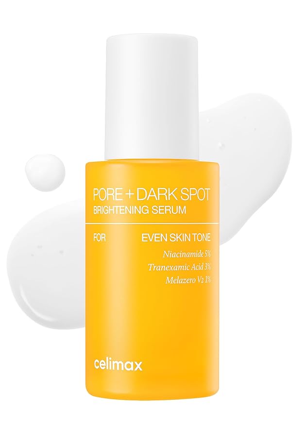 celimax Pore+Dark Spot Brightening Serum 30ml | Gel-like Serum for Enlarged Pores with Niacinamide, Tranexamic Acid, Pore Minimizer, Non-Irritating, Hydrating, For Sensitive Skin, hyperpigmentation