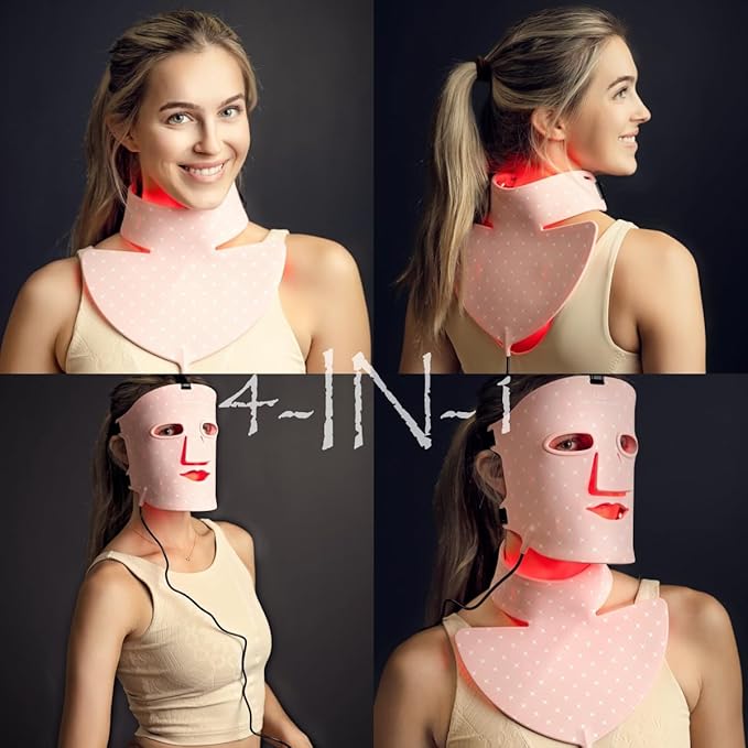 Beauty LED Light Mask -infrared light therapy red light therapy led facial light Photons Facial Skin Care Wrinkle reduce anti-acne facial light acne treatment beauty device-KFB265