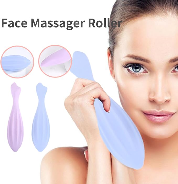 LIANXUE Silicone Face Roller Multifunctional Beauty Roller Skin Care for Face Roller Massager Moisturizing Beauty Tools
