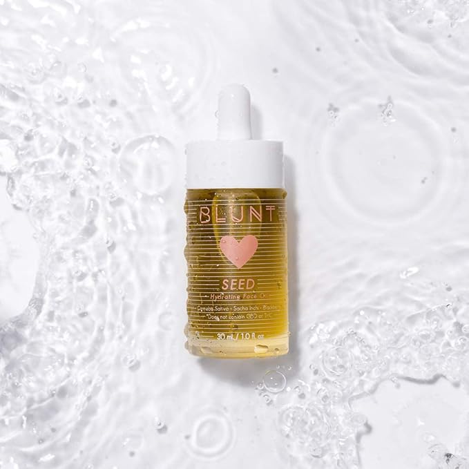 Hemp Seed Hydrating Face Oil | Luxury Moisturizing Serum for All Skin Types | Vegan, Cruelty-Free Facial Care, 1.0 Fl. Oz.
