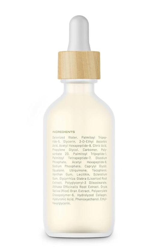 NutraVive Anti-Aging Night Serum – Tightening, Nourishing & Hydrating Face & Neck Serum, 1.7 Fl Oz – Overnight Skin Care Treatment for Fine Lines & Wrinkles – Collagen Boosting Facial Serum