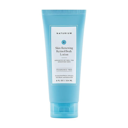 Naturium Skin-Renewing Retinol Body Lotion, Advanced Firming Anti-Aging Skin Care, with Encapsulated Retinol & Shea Butter, 8 oz