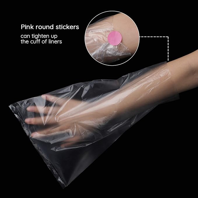 Segbeauty Paraffin Wax Bags for Hands & Feet, 300 Counts Plastic Paraffin Wax Liners, Disposable thera-py Wax Refill Sock Glove Paraffin Bath Mitt Cover for Wax treat-ment Paraffin Wax Machine