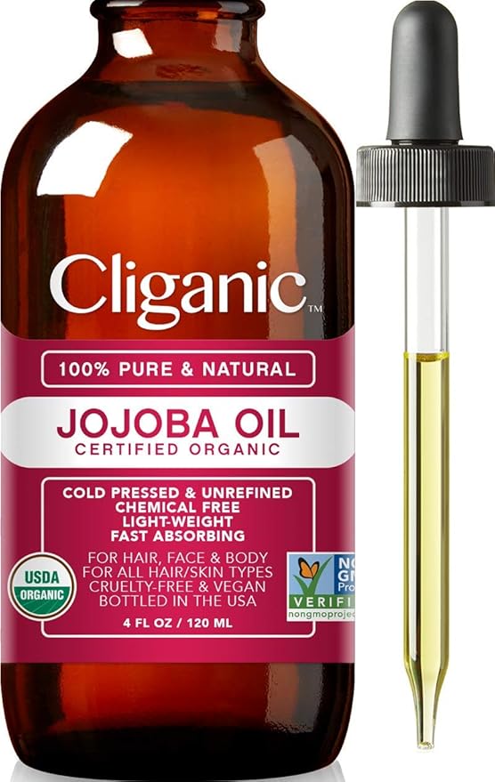 Cliganic Face Oil Trio: Vitamin E, Jojoba, Rosehip Oil