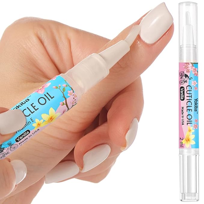 Premium Cuticle Oil Pen Milk and Honey Natural Healing Infused, Soothes and Moisturizes Cuticles with Vitamin E, 2 ML (Vanilla)