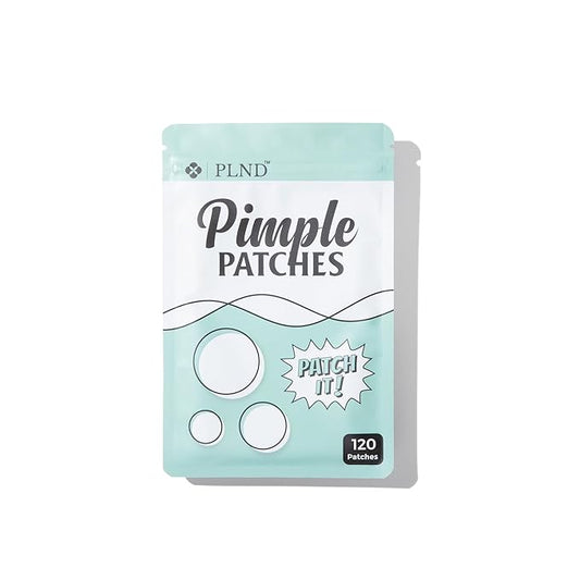 Hydrocolloid Pimple Patches for Face - 120 Count Acne Patches - Invisible Acne Spot Treatment for All Skin Types - Multi-Size (12mm, 10mm, 8mm) - Quick & Effective, Ideal for Blemish Control