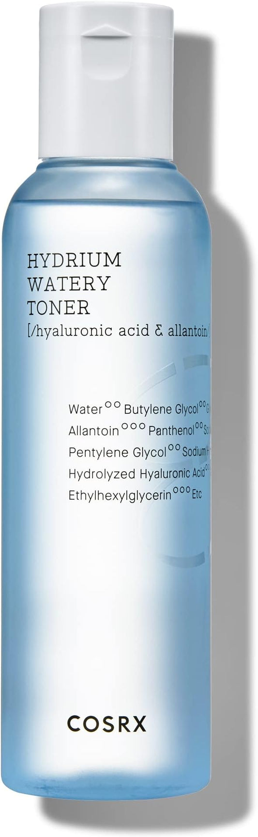 COSRX Hydrium Watery Toner, 150ml / 5.07 fl.oz | Hyaluronic Acid Moisturizing Korean Toner | Hyaluronic Acid, Allantoin, Panthenol | Korean Skin Care, Not Tested on Animals, Paraben Free