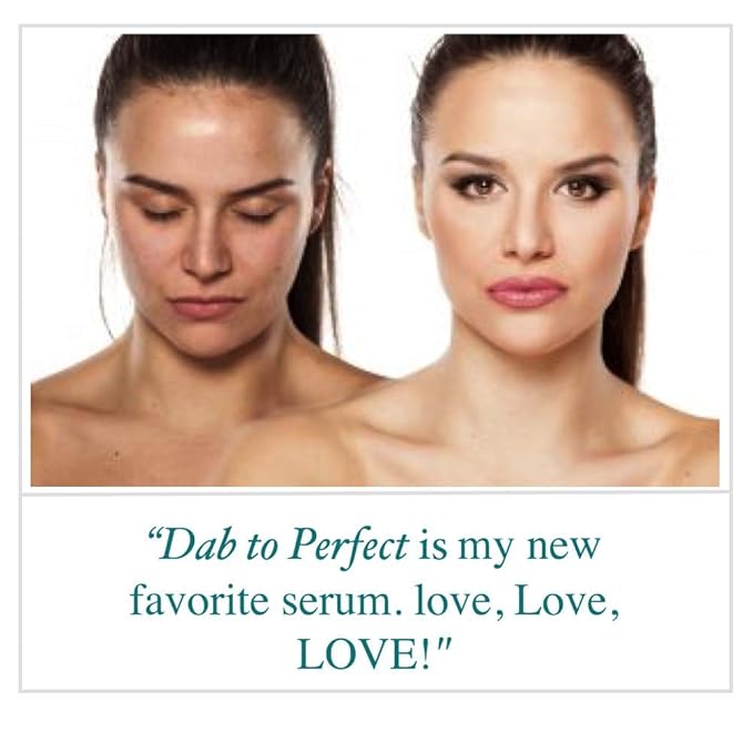 Dermal Dab, Dab To Perfect Professional Strength 20% Vitamin C Serum For Face - Brighten Complexion, Firm Loose Skin, Protect From UV Damage & Reduce Under-Eye Circles (15mL)