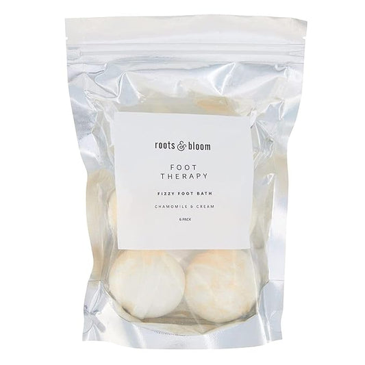 Roots & Bloom Ultra Hydrating Foot Soak to Detox and Nourish Skin and Soothe Soreness, 6 ct.