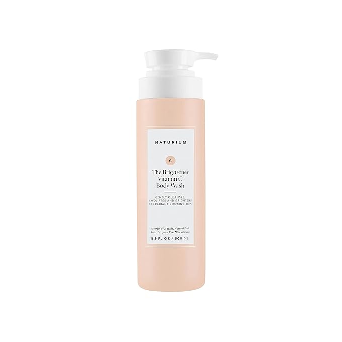 Naturium The Brightener Vitamin C Body Wash, Gentle Cleanser for Smoother-Looking Skin, Removes Dirt, Oil & Other Impurities, 16.9 oz