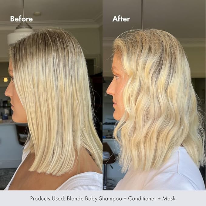 BONDIBOOST Blonde Baby Purple Mask [8.45 fl oz], Hair Treatment for Toning + Nourishing Blonde Hair, Brightening + Hydrating Toner + Color Repair Mask Reduces Yellow Hue, Sulfate Free Formula