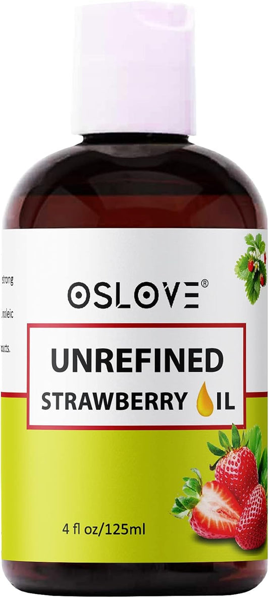 UNREFINED Strawberry Seed Oil-4 OZ by OSLOVE