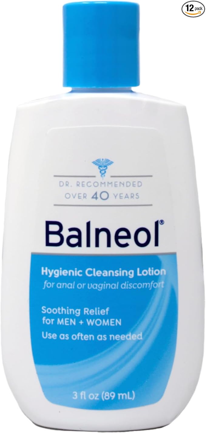 Balneol Hygienic Cleansing Lotion, 3 oz (Bundle of 12)
