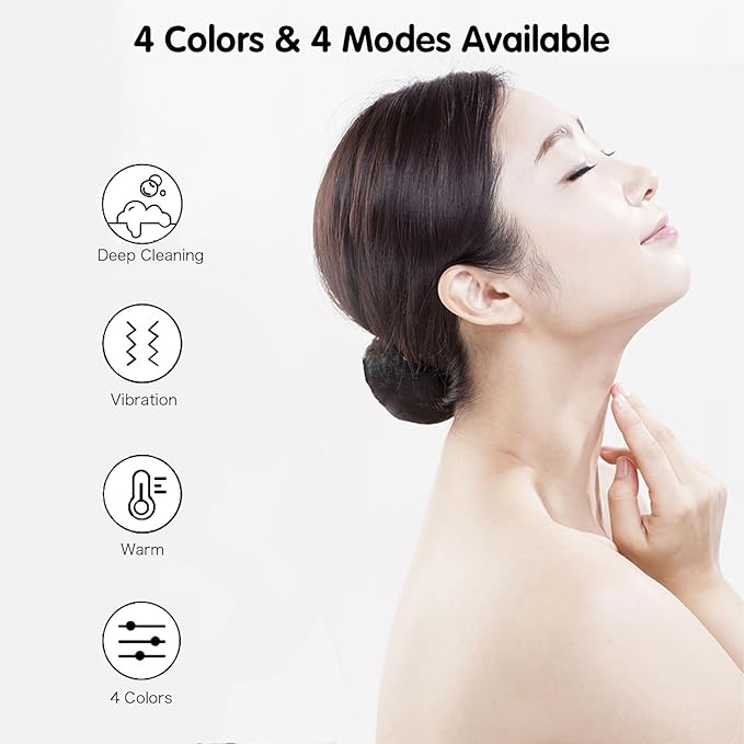 Face Massager, Multifunctional Facial Skin Care Tools for Home Use, 4 Colors and 4 Modes with Gua Sha Facial Tools