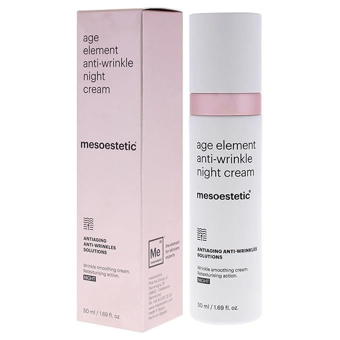 Mesoestetic Age Element Anti Wrinkle Night Cream for Unisex - 1.69 oz Cream