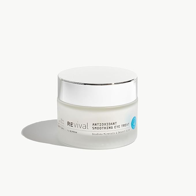 REvival Antioxidant Soothing Eye Treatment - Anti-Aging, Hydrating & Smoothing Fine Lines - Eye Moisturizer with Argan, Jojoba & Aloe for All Skin Types-30ml | 1oz