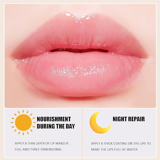 4 PCS Bee Lip Balm Honey Pot,Strawberry&Honey&Watermelon&Apple Lime Lip Sleeping Mask,Hydrating Prevention Dry and Cracked Lip (Honey & Strawberry & Watermelon & Apple Lime)