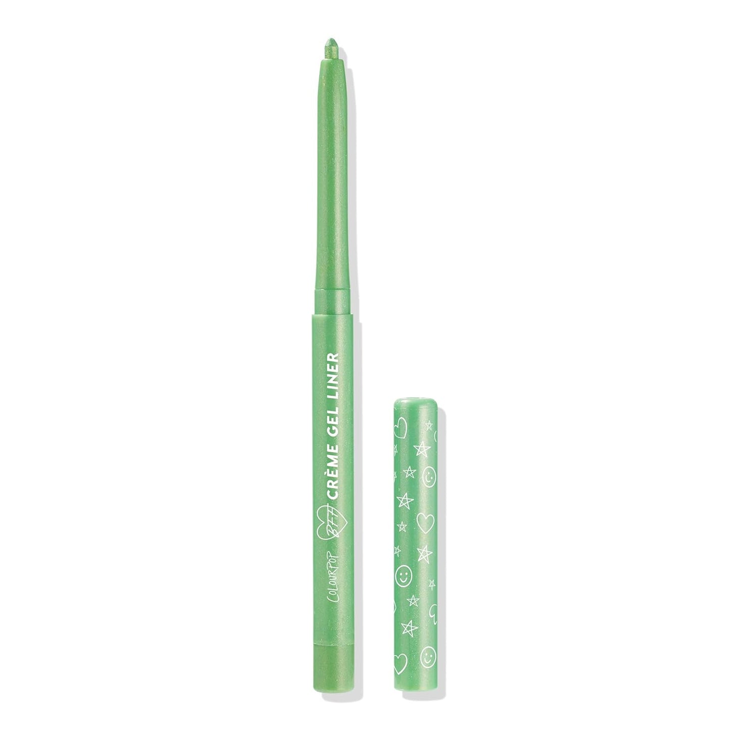 ColourPop Crème Gel Waterproof Eyeliner - 18HR Wear, Ultra-Pigmented Eyeliner Pencil with Matte & Metallic Finishes - Smudge-Proof, Vegan & Cruelty-Free - Aglow (0.01 oz)