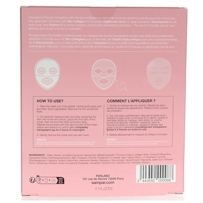 Hydrafuse Collagen 4H Mask – Korean Skincare for Radiant, Smooth Skin in 4 Hours | Anti-Aging Face Mask with Ultra-Potent Collagen to Reduce Wrinkles, Tighten Pores & Boost Glow