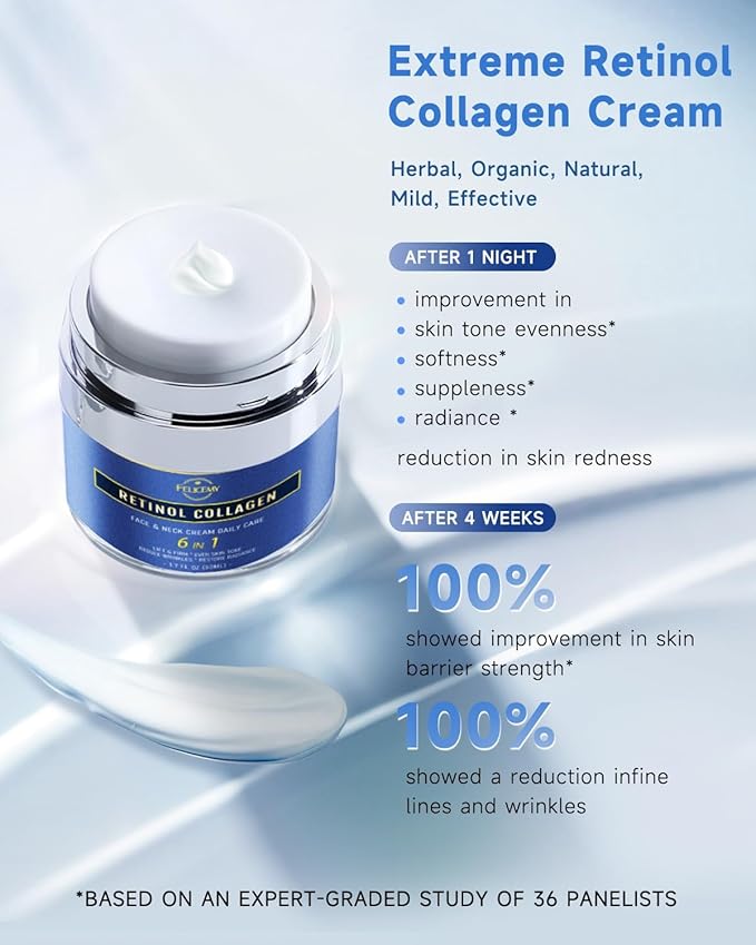 6-in-1 Face Cream for Men, Mens Face Moisturizer, Anti-Aging Face Cream for Men with Retinol Collagen & Hyaluronic Acid, Eye Bags & Dark Spot Remover, After Shave Lotion 2-Pack