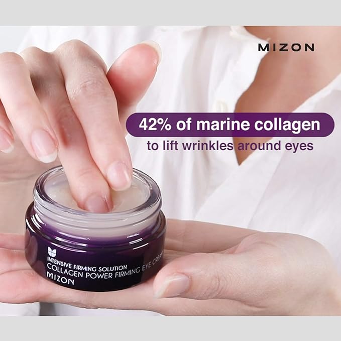 MIZON Collagen Line Collagen Power Firming Eye Cream 25ml + Collagen lifting cream 75ml, Collagen, Wrinkle Care, Moisture, Skincare, Lifting, Eye Cream, Face Cream