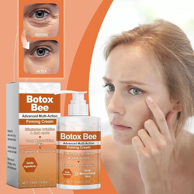 Botox Bee Venom Firming Cream, Advanced Multi-Action Firming Cream,Advanced firming & Wrinkle-Reducing cream, Bee Venom for Tightens Skin(2pcs)