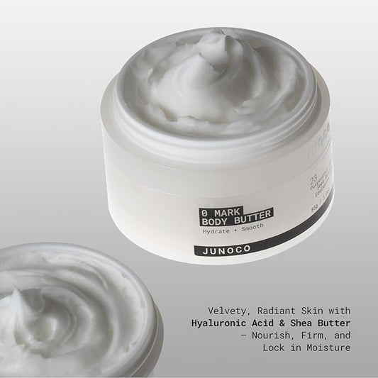 JUNO & Co. 0 Mark Body Butter, Body Cream with Refillable Pod for Moisturizing and Smoothing 85 g/3.0 oz