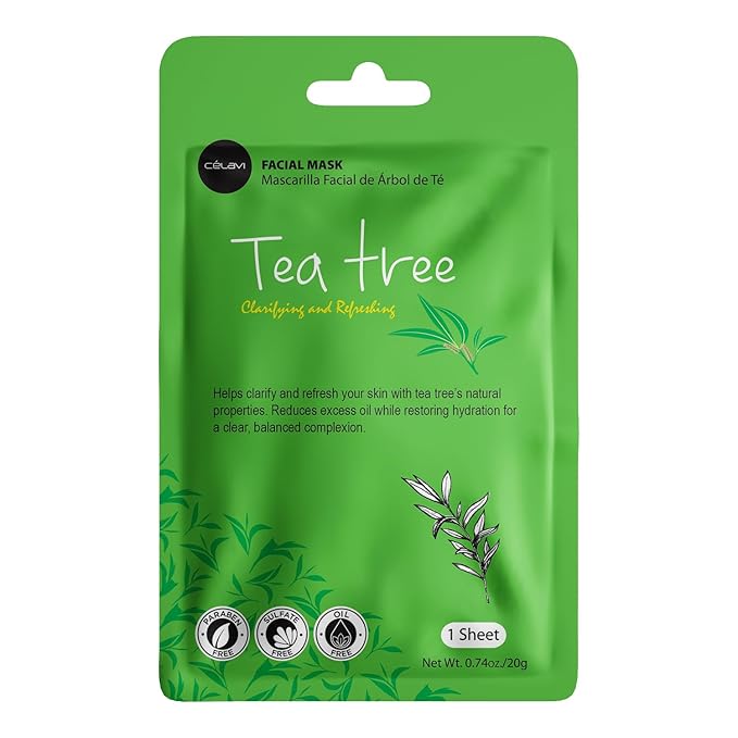 celavi Essence Facial Face Mask Paper Sheet Korea Skin Care Moisturizing 12 Pack (Mix - 2 of Each)