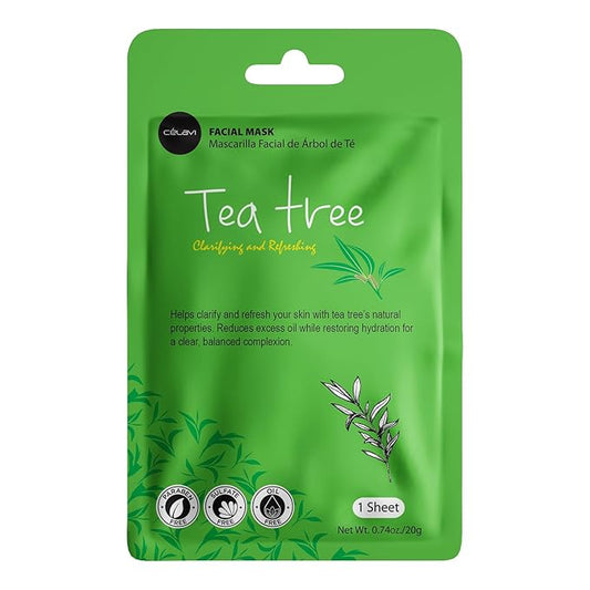 celavi Essence Facial Face Mask Paper Sheet Korea Skin Care Moisturizing 4 packs for each 6 flavors (New) K-Beauty Skincare 24 masks in a pack Made in Korea