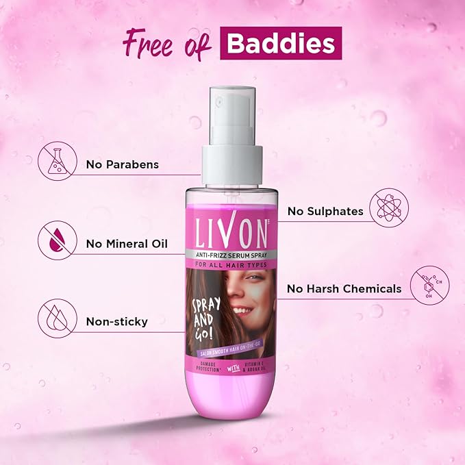 Livon Shake and Spray Hair Serum, 100ml