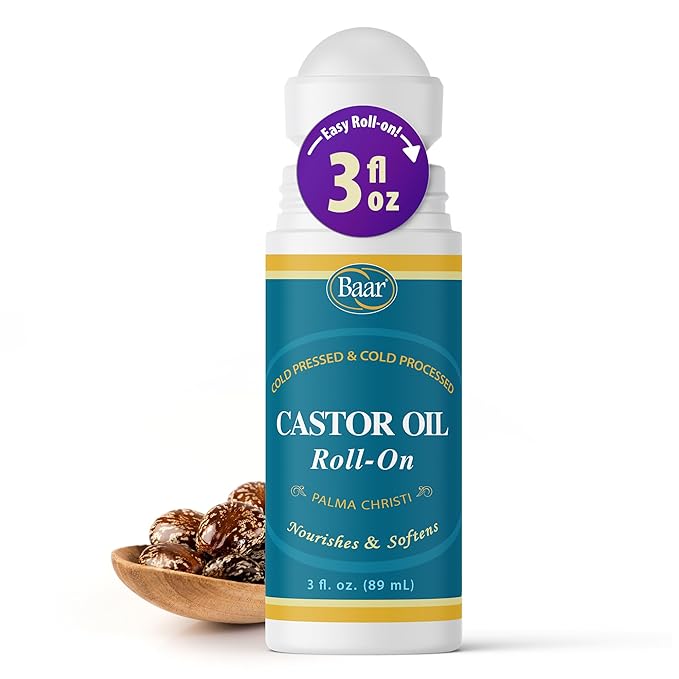 Baar Products - Castor Oil Roll-On 3 oz [Health and Beauty]