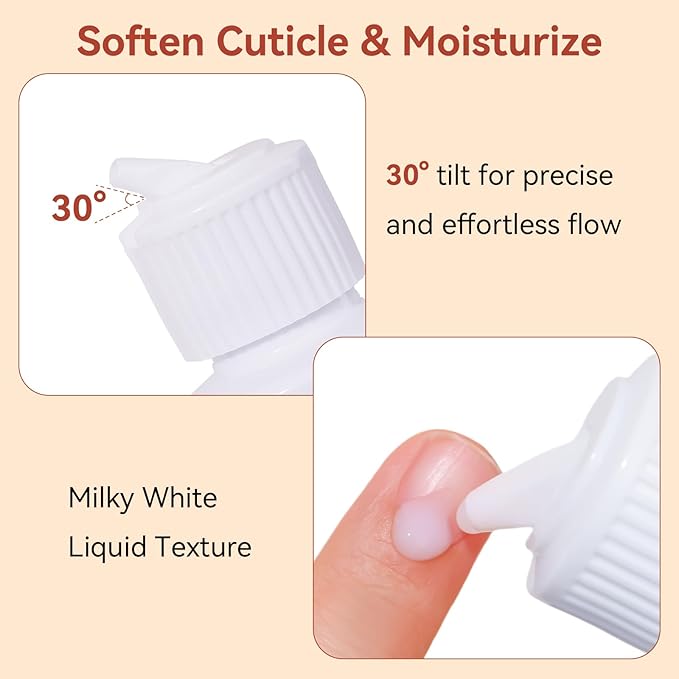 Makartt Cuticle Remover Kit, Nail Care Kit with Cuticle Oil Pen, Cuticle Trimmer, Nail File & 120ml Cuticle Remover Liquid, Nail Manicure Kit for Cuticle Softener & Moisturize