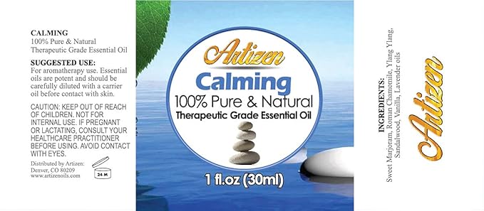 Artizen Calming Aromatherapy Essential Oil Blend, Pure & Undiluted - 1 Fl Oz