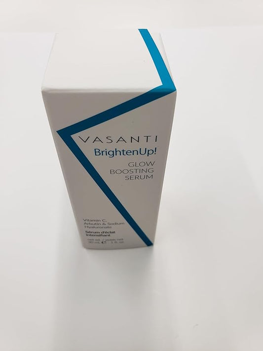 VASANTI Glow Boosting Serum (30mL) - Enriched with Vitamin C, Bearberry and Arbutin Infused Serum for Instant Glowing Skin