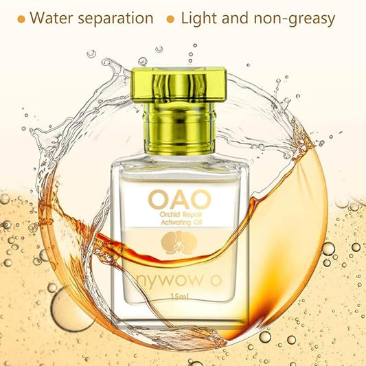 Orchid Hydration Facial Oil, Lightweight Botanical Face Oil for Deep Moisture & Radiance, Plant-Derived, for Dry & Sensitive Skin, 0.51oz