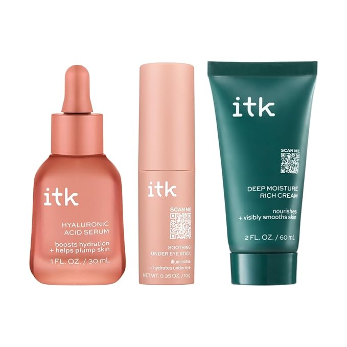ITK SKINCARE Hydration Must-Haves Bundle Variety Pack