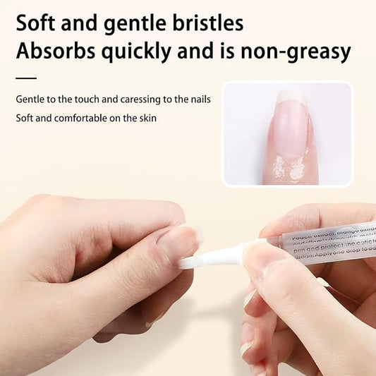 Cuticle Oil Pen for Nails Care,Nail Oil For Strength,Nourish Moisten Care Nail Cuticle Oil To Reduce Nail Cracking and Dry for Weak Peeling Brittle and Thin Nails （Osmanthus&orange）