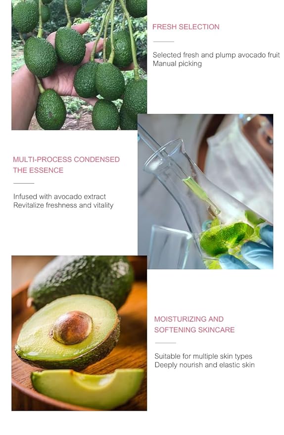 O'KADY 6-Piece Skincare Gift Set – Avocado & Hyaluronic Acid Collection, Hydrating Cleanser, Toner, Creams & Tone-Up Base – Daily Moisture Routine for All Skin Types, Holiday Gift for Women