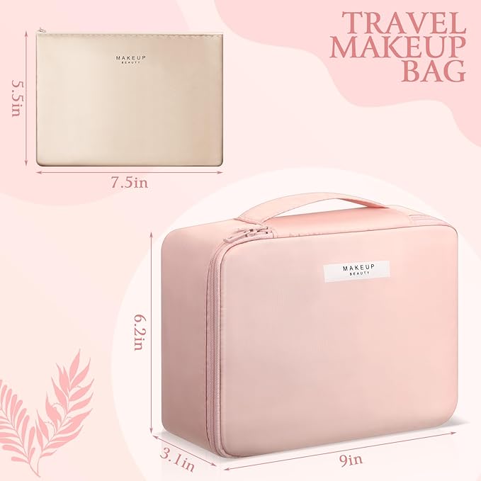 Sawysine 11 Pcs Pink Gift Box for Women Pink Birthday Basket Gifts Travel for Mother's Day Aesthetic Bags Makeup and Skin Care Spa Kit Mom Teacher Girlfriend